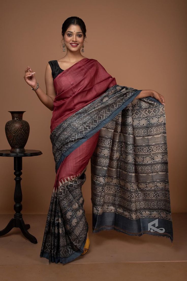 Tussar Silk Saree