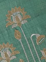 Green Tussar Unstiched Suit