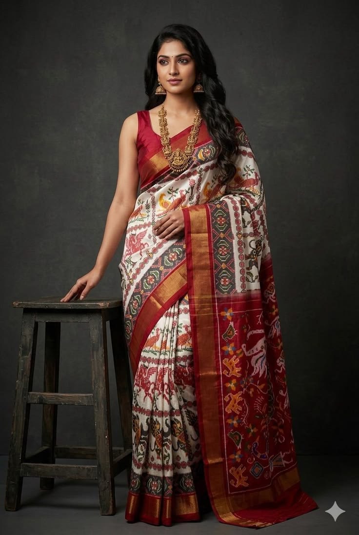 Tussar silk Saree